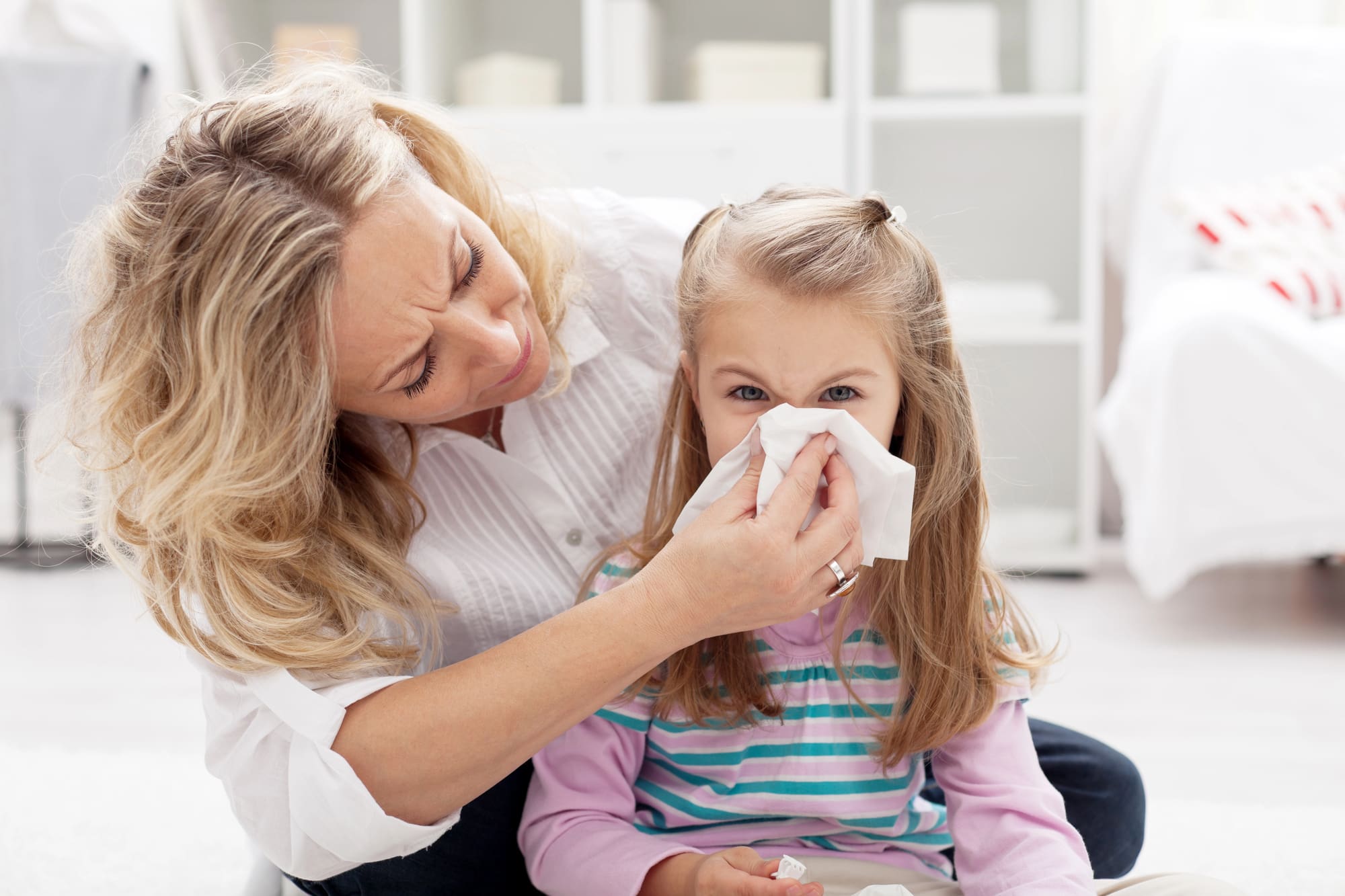 Air Duct Cleaning Service Near Ballou Park allergy symptoms Girl's allergy symptoms show why air duct cleaning service near Ballou Park helps