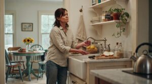 Halifax VA homeowner checks smelly well water from kitchen faucet