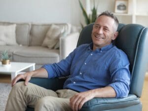 AC prep for Lynchburg summer complete, homeowner relaxes in cool comfortable home